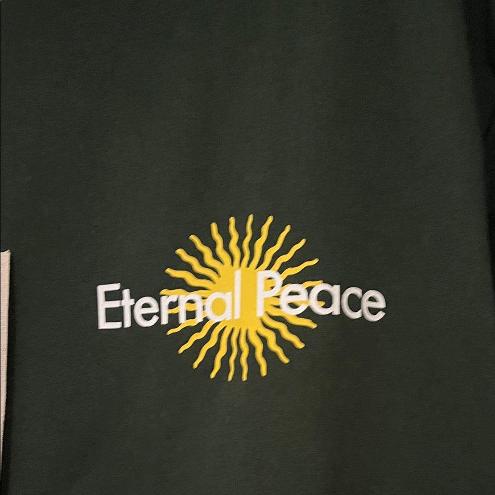 Museum of Peace & Quiet, NWT Green Tee “Eternal Peace “ Large - Picture 4 of 7